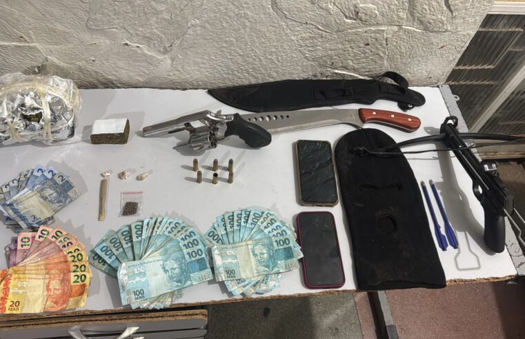 FRANCISCO SÁ | Polícia Militar prende suspeito e apreende drogas