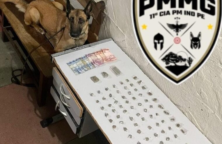 Ação rápida da Polícia Militar desmantela ponto de tráfico de drogas no Bairro Conferência Cristo Rei