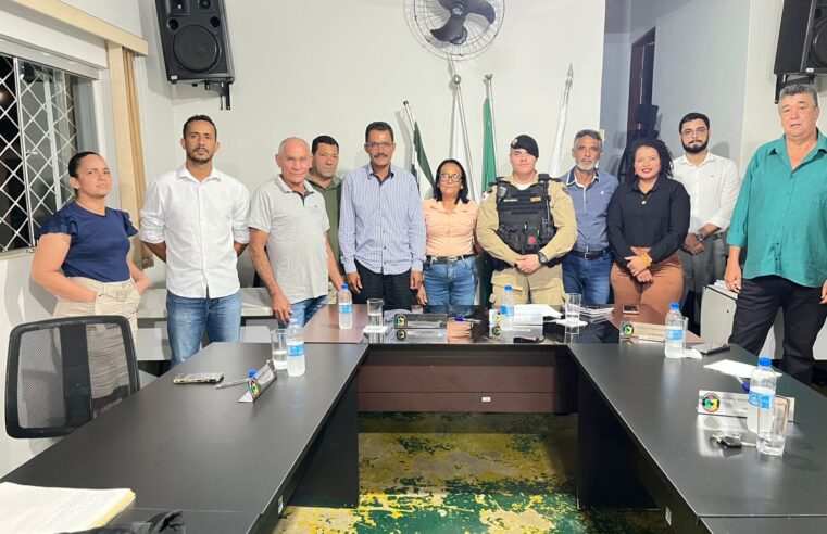 Polícia Militar e Câmara Municipal de Cristália debatem instalação de sistema integrado de câmeras