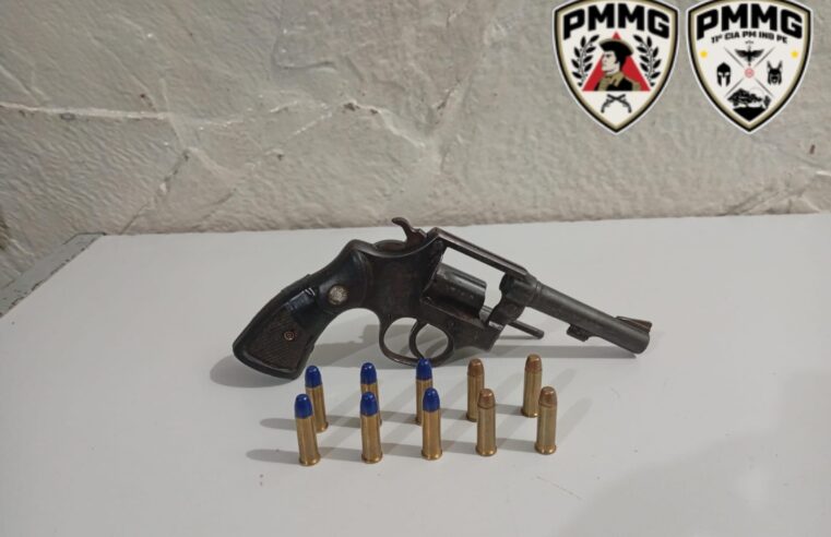 MONTES CLAROS | Polícia Militar prende suspeito por posse ilegal de arma de fogo