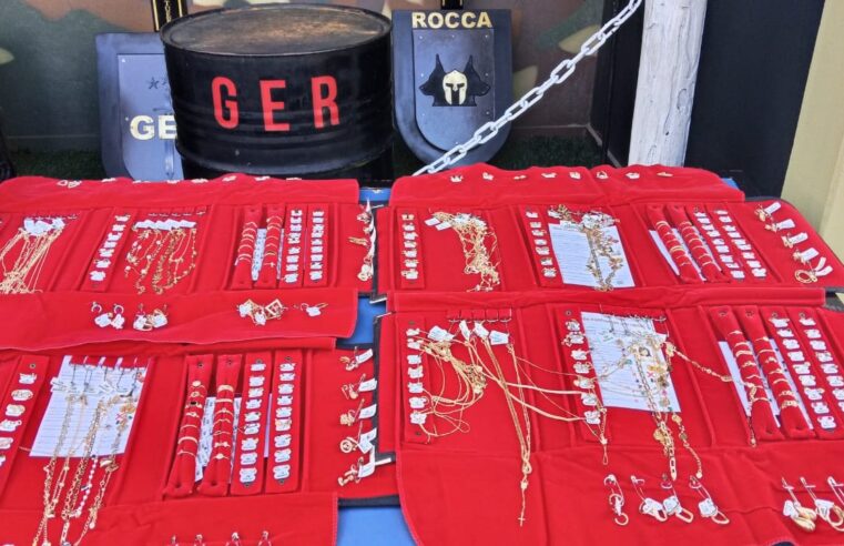 MONTES CLAROS | Polícia Militar recupera semijoias avaliadas em cerca de meio milhão de reais