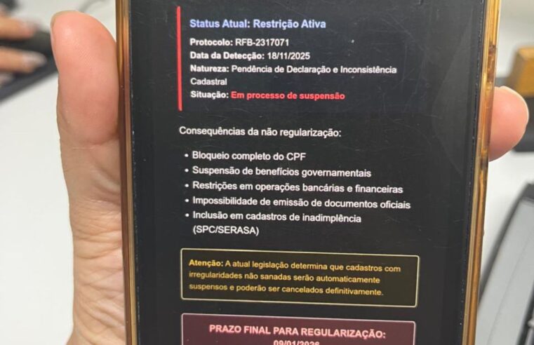 Receita Federal alerta para golpe aplicado via WhatsApp com falsas cobranças da Dívida Ativa da União