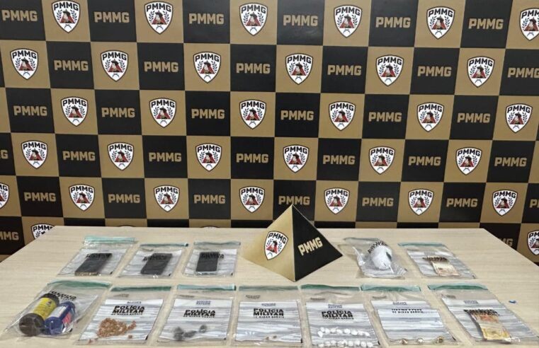 DIAMANTINA | Polícia Militar desarticula ponto de tráfico e prende quatro envolvidos