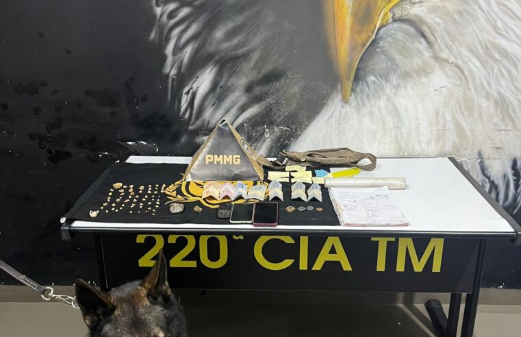 PM prende seis suspeitos por tráfico de drogas em Curvelo