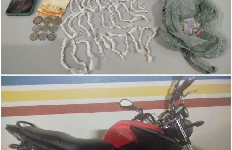 ITACARAMBI | Operação da Polícia Militar prende três suspeitos por tráfico de drogas no Centro de Itacarambi