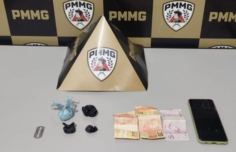 PMMG prende suspeito por tráfico de drogas após denúncias em Corinto