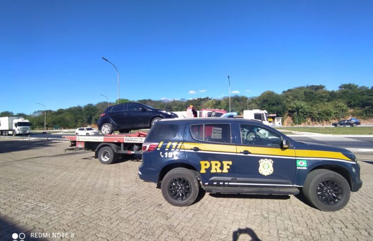 MINISTÉRIO DA JUSTIÇA E SEGURANÇA PÚBLICA | PRF em Montes Claros/MG recupera veículo furtado em SP