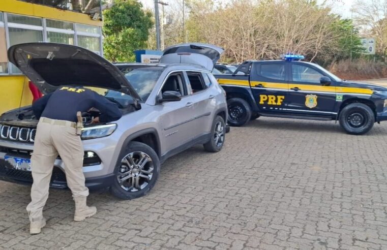 Polícia Rodoviária Federal recupera em Montes Claros veículo adulterado e furtado em SP