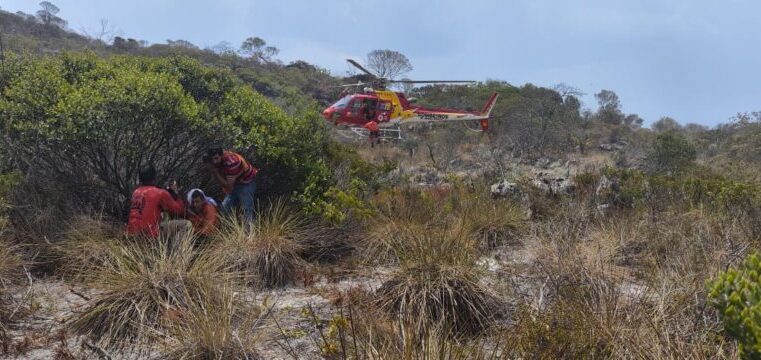 Homem é resgatado após disparo acidental de espingarda na zona rural de Buenópolis