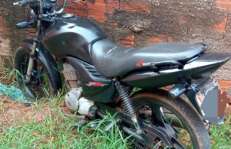 PM recupera moto roubo em Bocaiuva