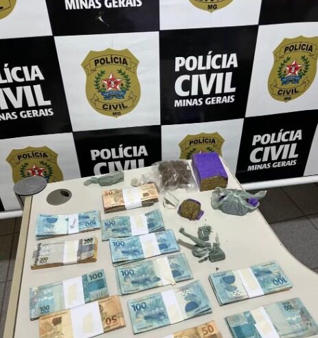 Polícia Civil prende homem por tráfico e apreende drogas ilícitas e R$13 mil em sua residência