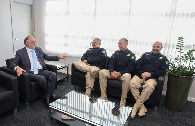 1º vice-presidente recebe representantes da PRF em Minas