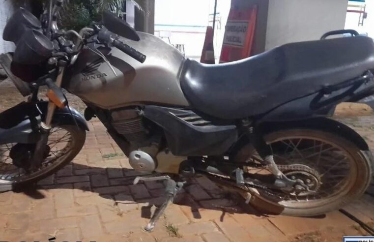 Homem é preso com motocicleta adulterada, em São João da Ponte