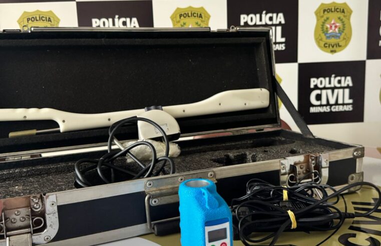 Suspeita de receptação é presa em Montes Claros e parte de equipamentos furtados em Belo Horizonte é recuperada