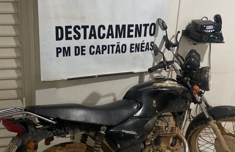Criminosos são detidos após furtarem motocicleta em Capitão Enéas
