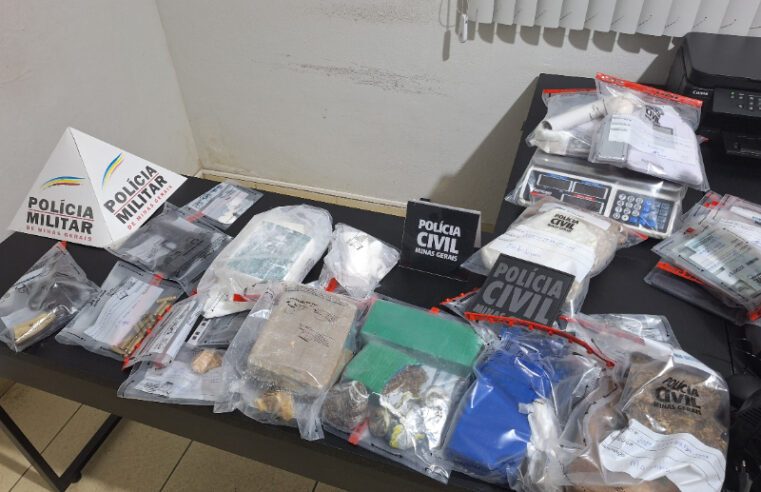 PCMG prende seis por tráfico e apreende armas em operação