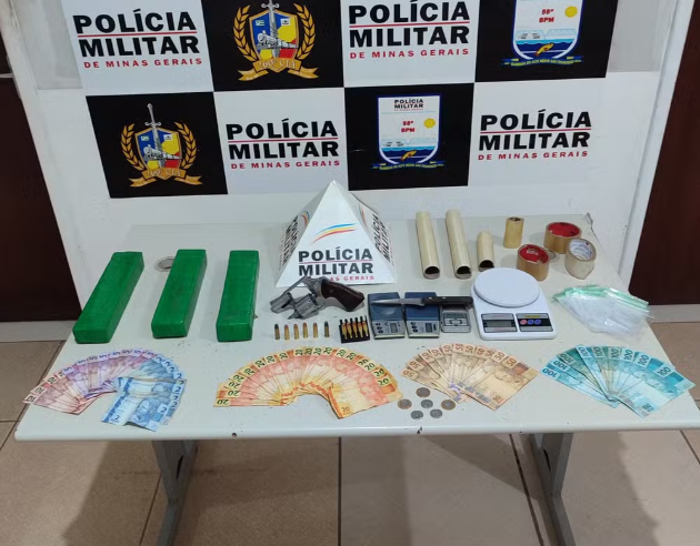 VÁRZEA DA PALMA | Adolescente é apreendido por tráfico de drogas e posse de arma