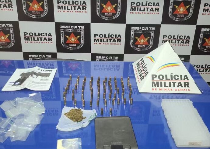 PIRAPORA: Após denúncias, PM apreende drogas e munições de uso restrito, em