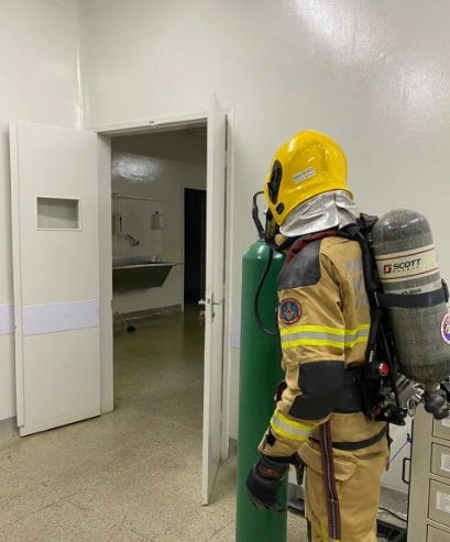 Bombeiros controlam vazamento de oxigênio em hospital de Salinas