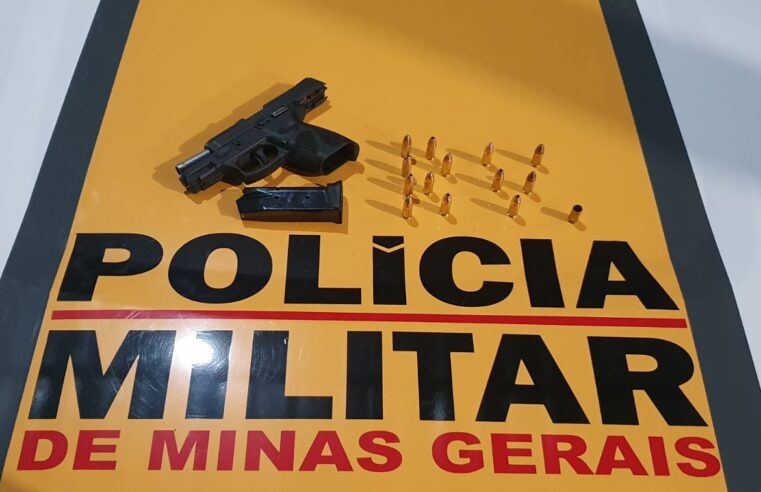 PMRv apreende arma, munições e carro durante operação, em Verdelândia