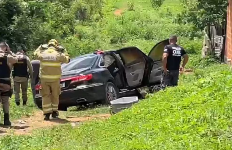 MONTES CLAROS | Corpo de homem é encontrado parcialmente queimado dentro de carro