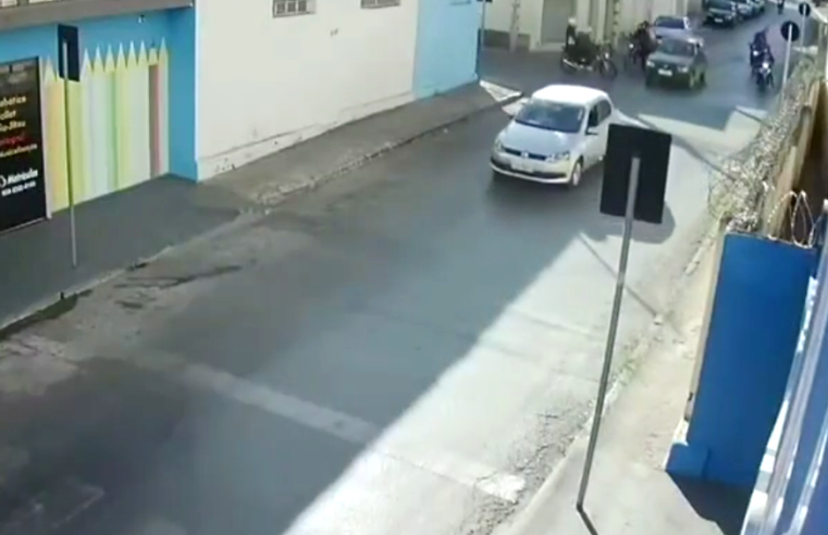 Grave acidente é registrado na rua Bocaiuva; é o segundo registrado no local em cinco dias