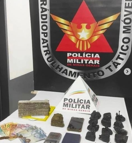 Em Diamantina, homem é preso por suspeita de envolvimento com o tráfico de drogas