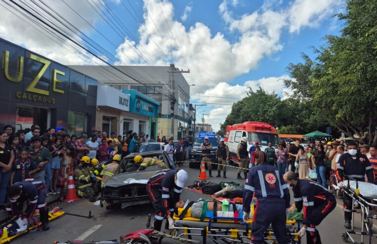 SAMU de Taiobeiras participa de simulação realística