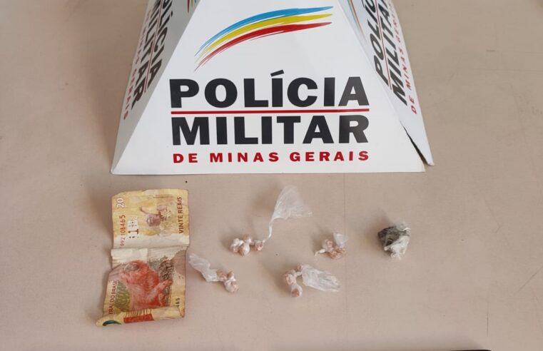 PM prende indivíduo por tráfico de drogas e apreende entorpecentes em Bocaiúva