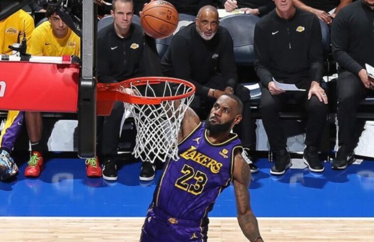 BASQUETE | LeBron James faz história e quebra recorde de Jordan na NBA