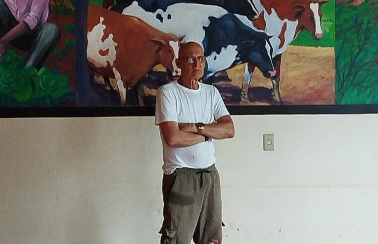 GEMMA FONSECA | Artista inaugura painel artístico em comunidade rural