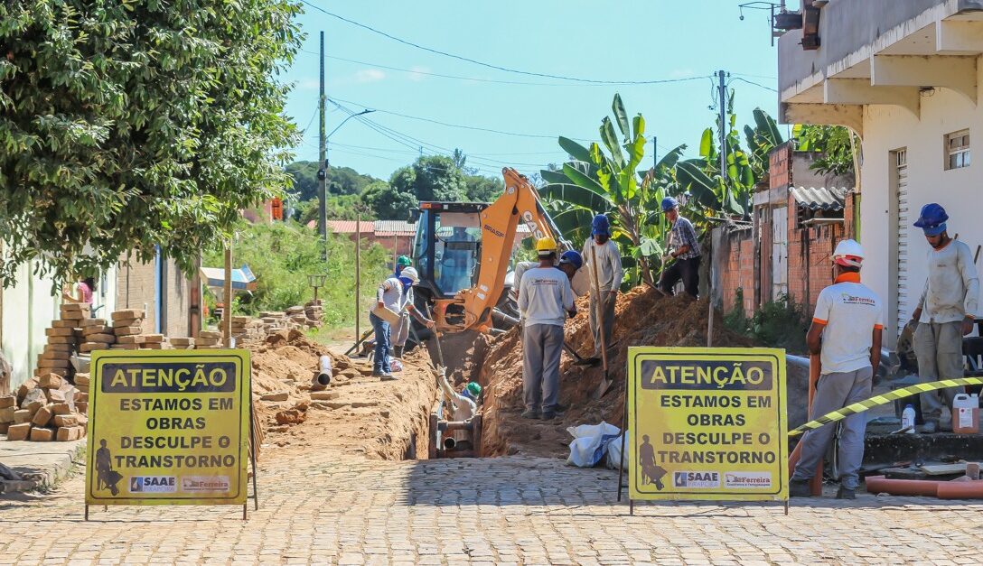 PIRAPORA | Obras de esgotamento sanitário avançam no Bom Jesus II