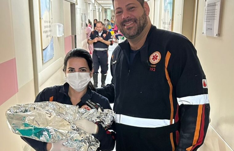 Bebê nasce em parada cardiorrespiratória e é salvo por equipe do SAMU em Montes Claros