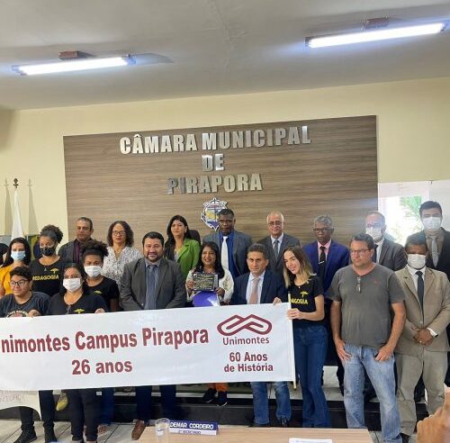 Câmara Municipal de Pirapora presta homenagem à Unimontes