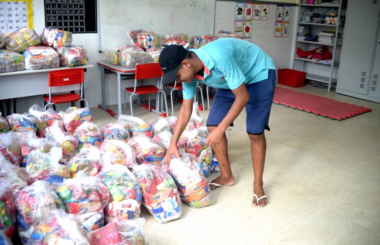 Município gasta R$ 227 mil com a compra de cestas básicas