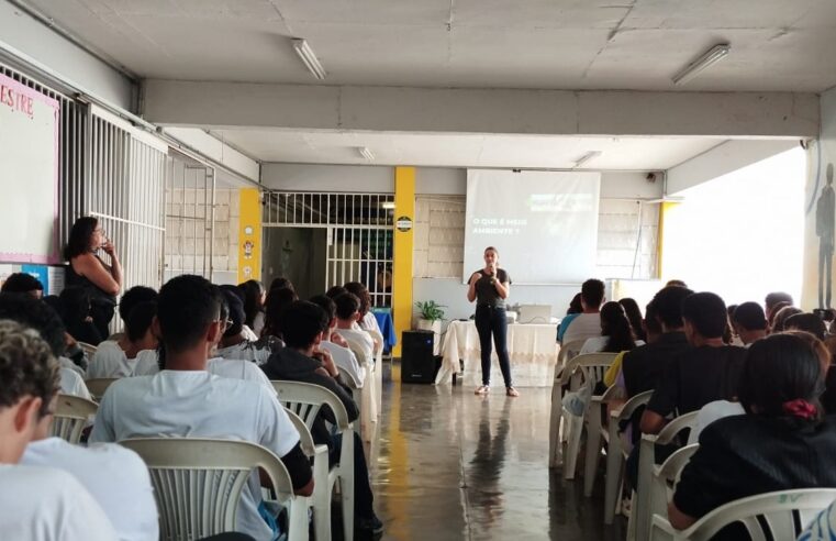 Prefeitura realiza palestra sobre “sustentabilidade” em escola estadual