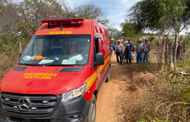 6° Pelotão atende a ocorrência de vítima perdida em mata, na cidade de Riacho dos Machados