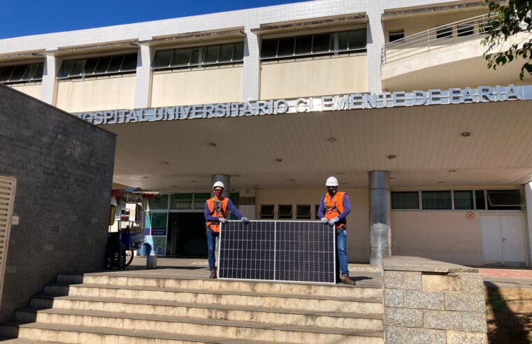 Hospital Universitário Clemente de Faria receberá usina fotovoltaica