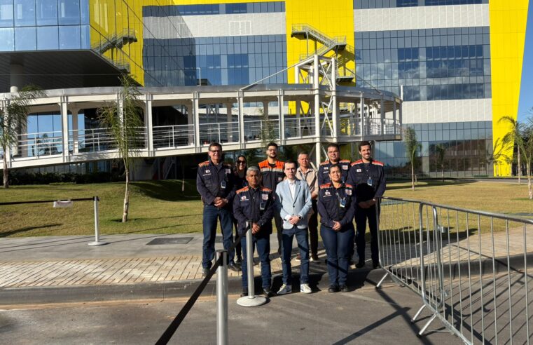 Defesa Civil conhece estrutura da Eurofarma e fortalece integração para gestão de riscos em Montes Claros