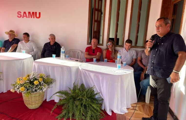 Nova base do SAMU é inaugurada em Icaraí de Minas