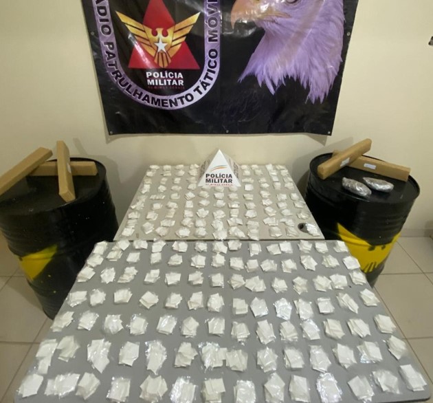 Polícia Militar prende suspeito por tráfico de drogas em Taiobeiras
