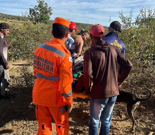 Resgatada vítima desaparecida no município de Santo Antônio do Retiro