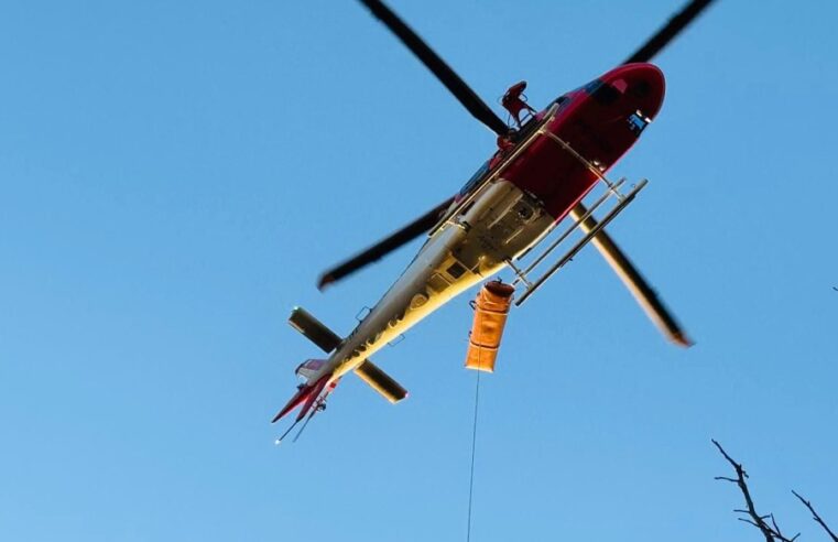 SAMU e Corpo de Bombeiros realizam treinamento com novo helicóptero do SAAV