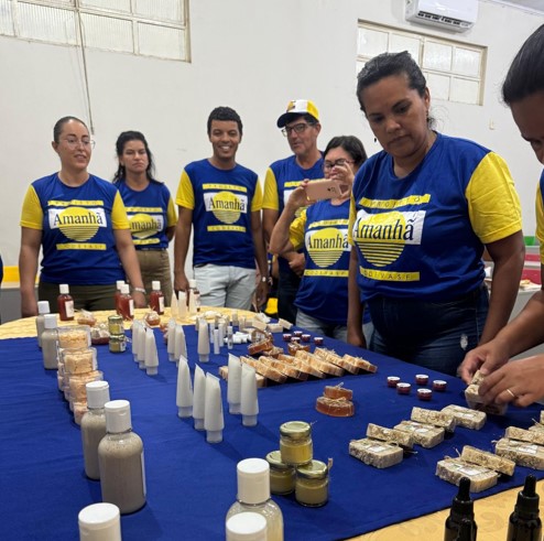Moradores do Norte de Minas Gerais participam de capacitação em manipulação e cosmetologia com produtos derivados da apicultura