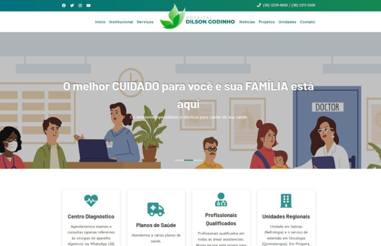Hospital Dilson Godinho implanta pacote da Microsoft 365 e lança novo site