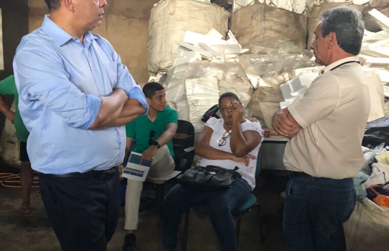 Ministério Público visita galpões de reciclagem em Montes Claros
