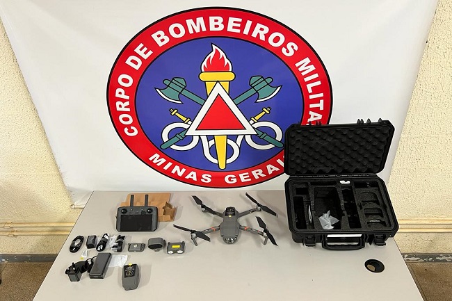 MP entrega drone ao Corpo de Bombeiros de Januária