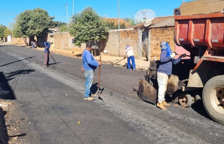 Prefeitura de Pirapora realiza obras em toda a cidade