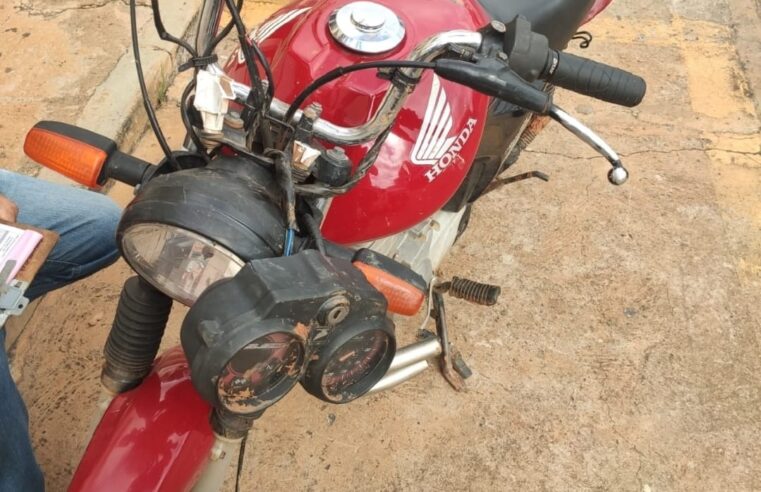 PM prende suspeito por furto de motocicleta em Bocaiuva