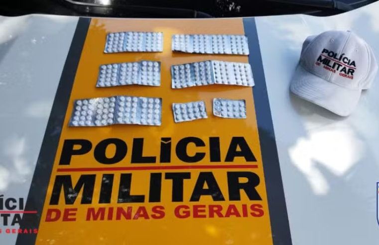 Caminhoneiro é preso com 297 comprimidos de rebite na MGC-135
